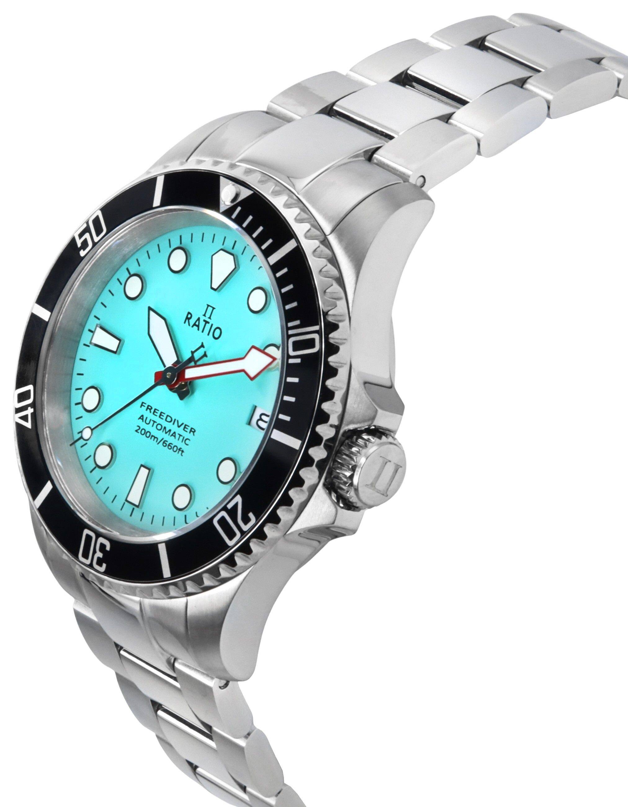 50 40 RATIO F II O 'o FREEDIVER 3 O 200m/660ft I O 20 30 I II