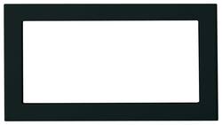 27" Built-In Trim Kit for Select GE Microwaves - Black - Front_Zoom