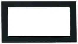 27" Built-In Trim Kit for Select GE Microwaves - Black