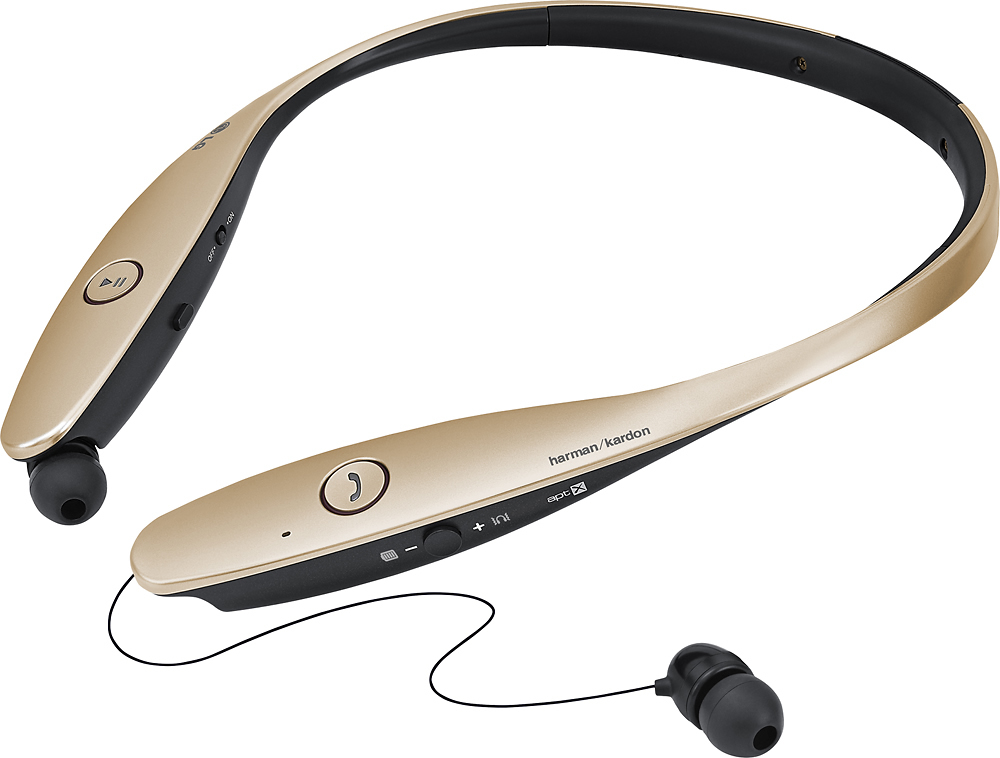 Best Buy: LG TONE INFINIM Wireless Stereo Headset Gold HBS-900.ACBBGDI