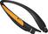 Front. LG - Tone Active Wireless Stereo Headset - Orange.