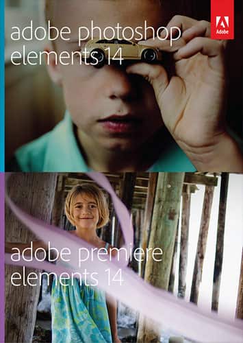 Front. Adobe - Adobe Photoshop Elements 14 and Premiere Elements 14.