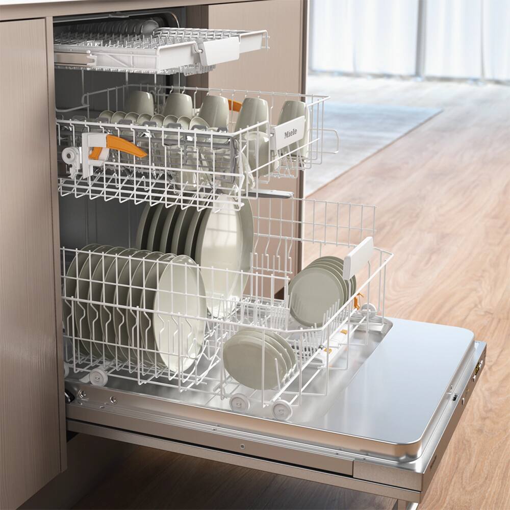 Left. Miele - G5056SCViSF Dishwasher - Stainless steel.