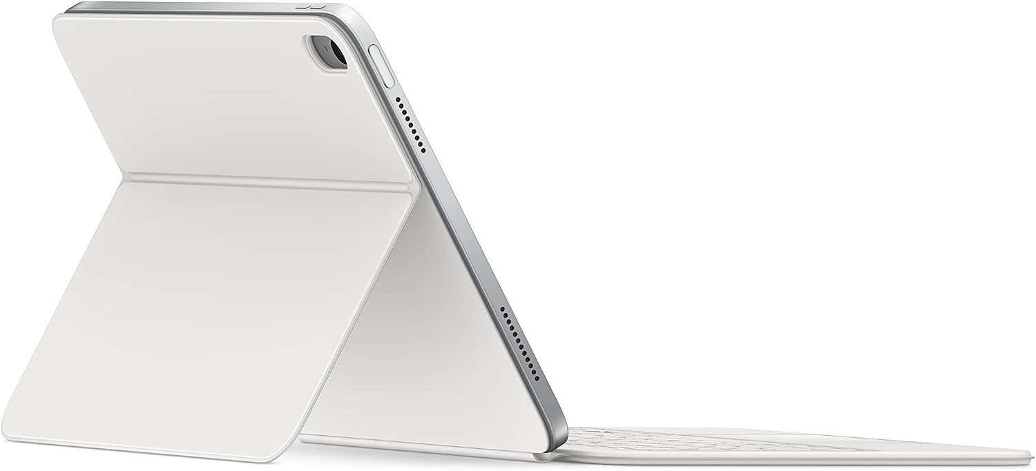 Alt View 2. Apple - Apple Magic Keyboard Folio: iPad Keyboard and case for iPad (10th Generation), Detachable Two-piece Design that attaches - White.