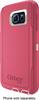 OtterBox - Defender Series Case for Samsung Galaxy S6 Cell Phones - Sage Green/Hibiscus Pink-Front_Standard
