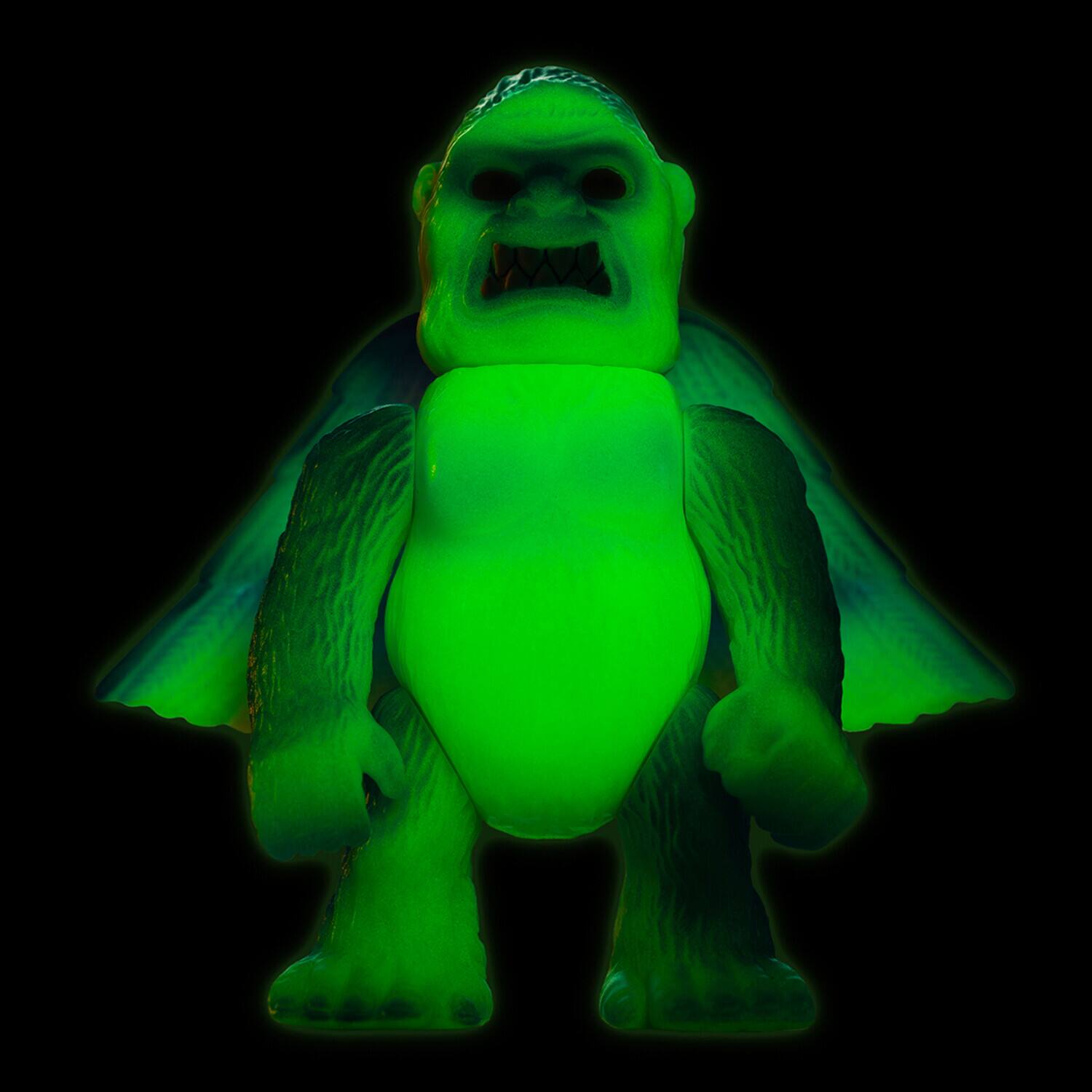 Alt View 4. Super7 - Super7 - Mighty Wing Kong ReAction Figure Wave 1 - Wing Kong (Glow-in-the-Dark)   - COLLECTIBLES - Multicolor.
