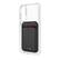 Front. SaharaCase - Venture Series Wallet Case for Samsung Galaxy S25 Edge - Clear/Scorpion Black.