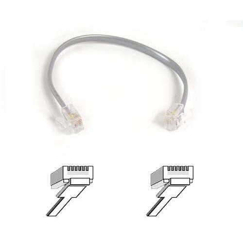 Front Standard. Belkin - Pro Series Phone Cable - Clear.