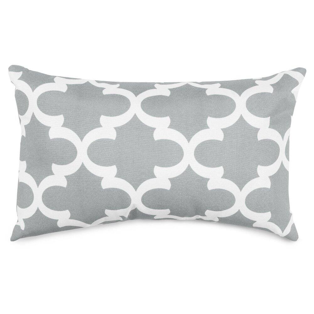 Majestic Home - Pillow 12x20 Trellis - Gray