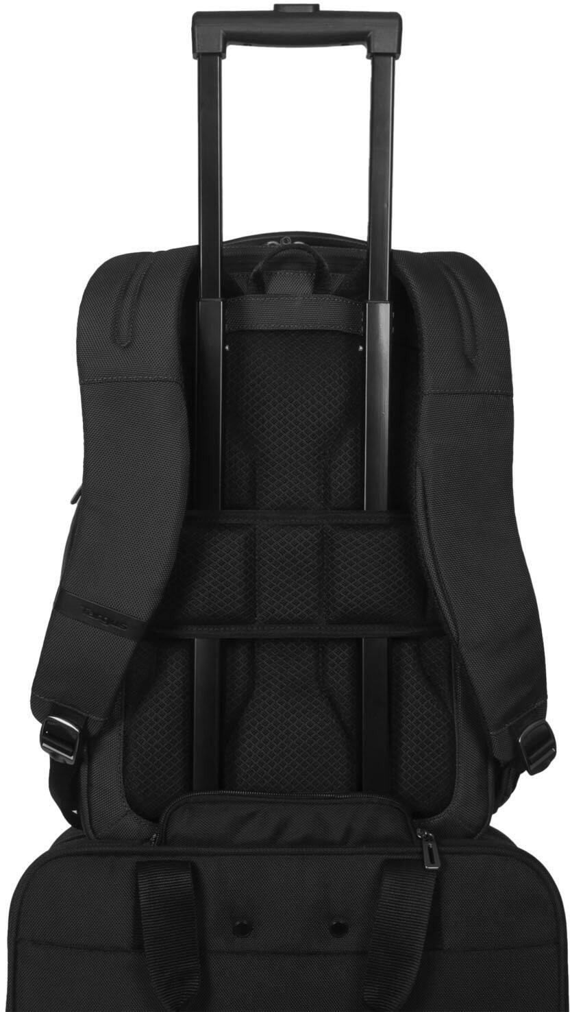 Alt View 9. Targus - 15-16” HeritageLuxe Backpack - Black.