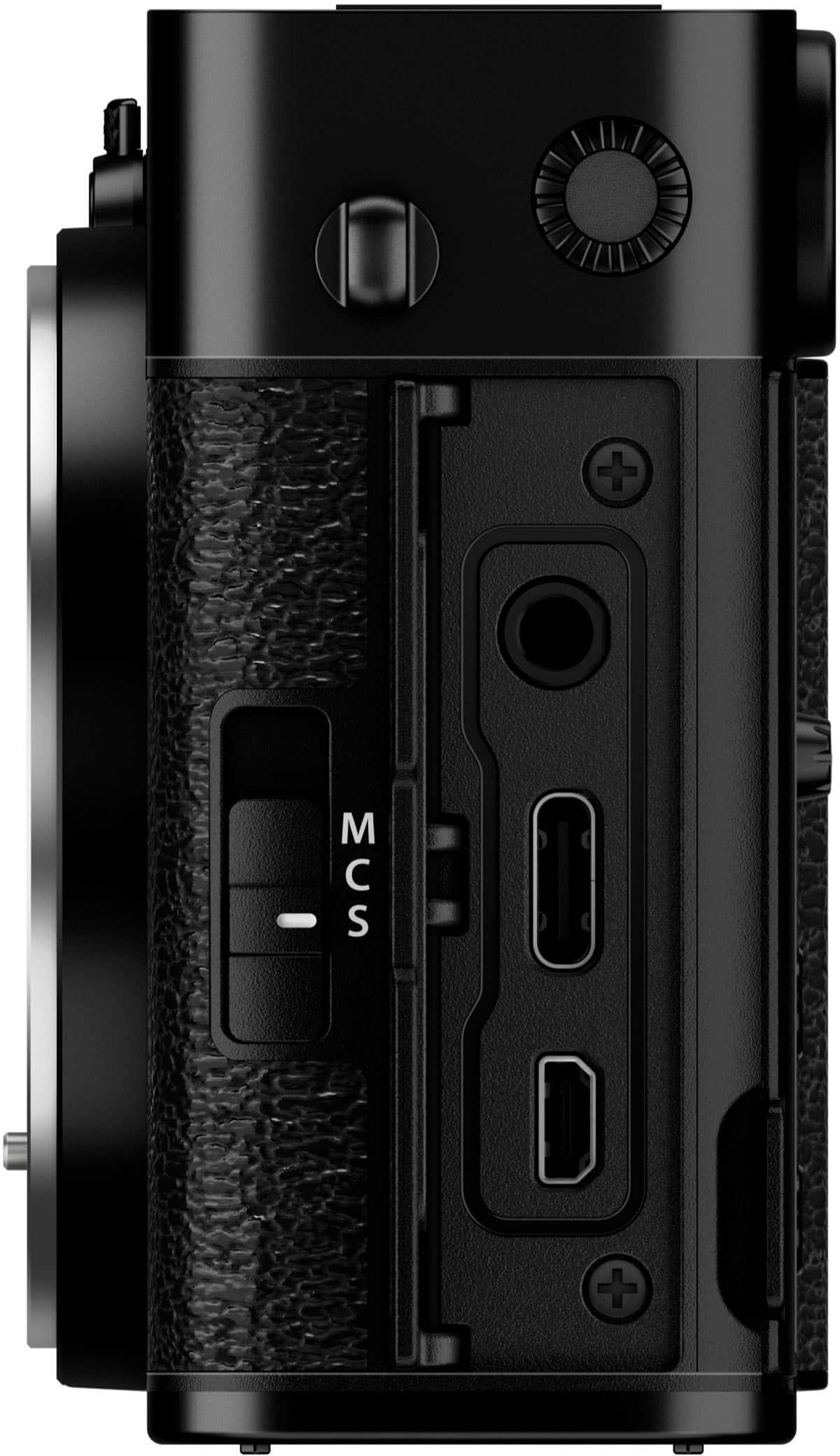 Alt View 3. Fujifilm - X-E5 Mirrorless Camera Body - Black.