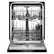 Alt View 9. KitchenAid - KitchenAid - 24" Front Control Built-In Tub Dishwasher with Third Level Utensil Rack and 47 dBA - PrintShield Stainless.