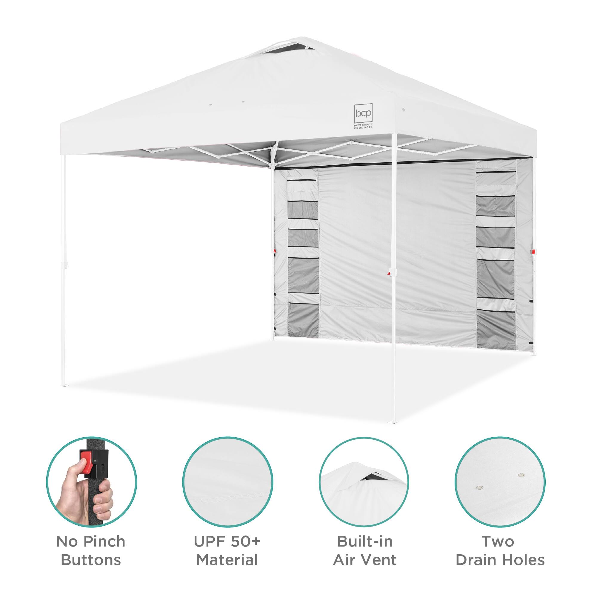 bcp M Ci.b... No Pinch Buttons UPF 50+ Material Built-in Air Vent Two Drain Holes