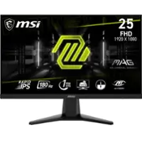 MSI - MAG256F 24" Flat FHD 180Hz 1ms Adaptive Sync Gaming Monitor (DisplayPort, HDMI, ) - Black - Front_Zoom