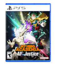 PS5
MY HERO ACADEMIA
All Justice
TEEN
ESRB
BANDAI NAMCO