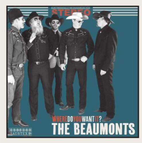 Sure, here is the corrected and grouped text:

---

**STEREO**

**WHERE DO YOU WANT IT?**

**THE BEAUMONTS**

**SAUSTEX**

**P E C M C 8**

---