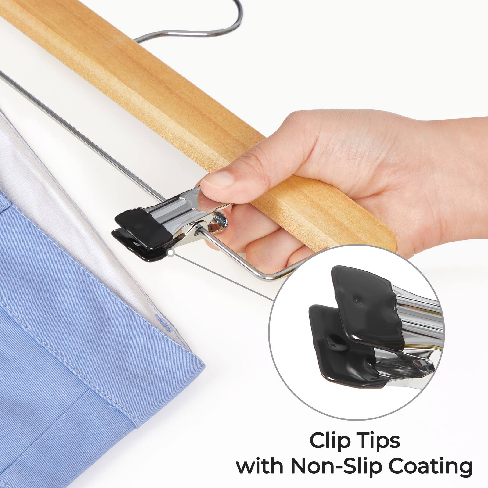 Clip Tips with Non-Slip Coating