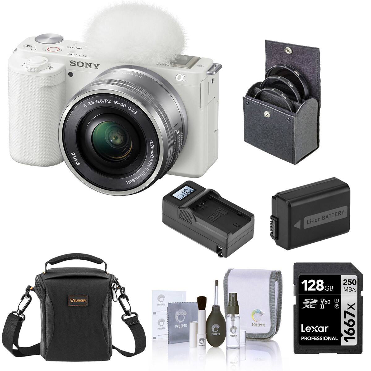 12 3% 2 ... SONY α E 3.5-5.6/PZ 16-50 OSS I (40.5 0.25m/0 82ft 0- 0 30m 186 FUL BATTERY Li-ion SLINGER nE NEPE PRO OPTIC Po - PRO OPTIC 128 250 GB MB/s S V60  II 6 Lexar PROFESSIONAL 1667x
