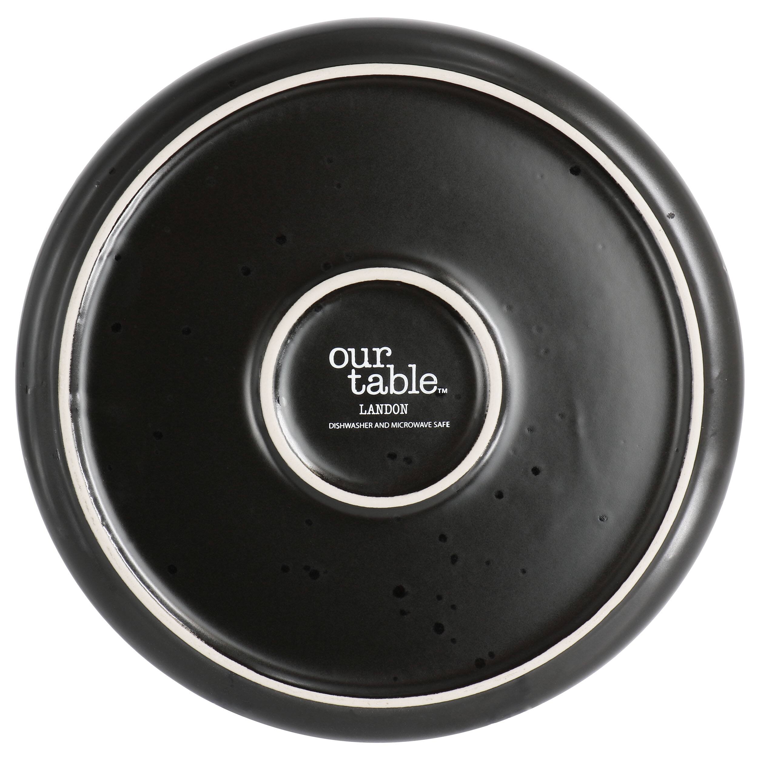 Our Table.TM Landon Deshwasher and Microwave Safe.