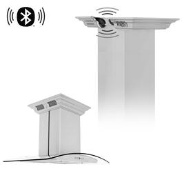 ZLINE - 36 inches - Externally Vented - Island Range Hood - Stainless Steel