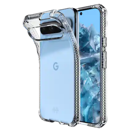 Front. Itskins - Spectrum_R Clear Case for Google Pixel 9 Pro XL - Clear.
