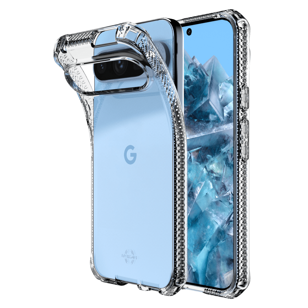 Front. Itskins - Spectrum_R Clear Case for Google Pixel 9 Pro XL - Clear.