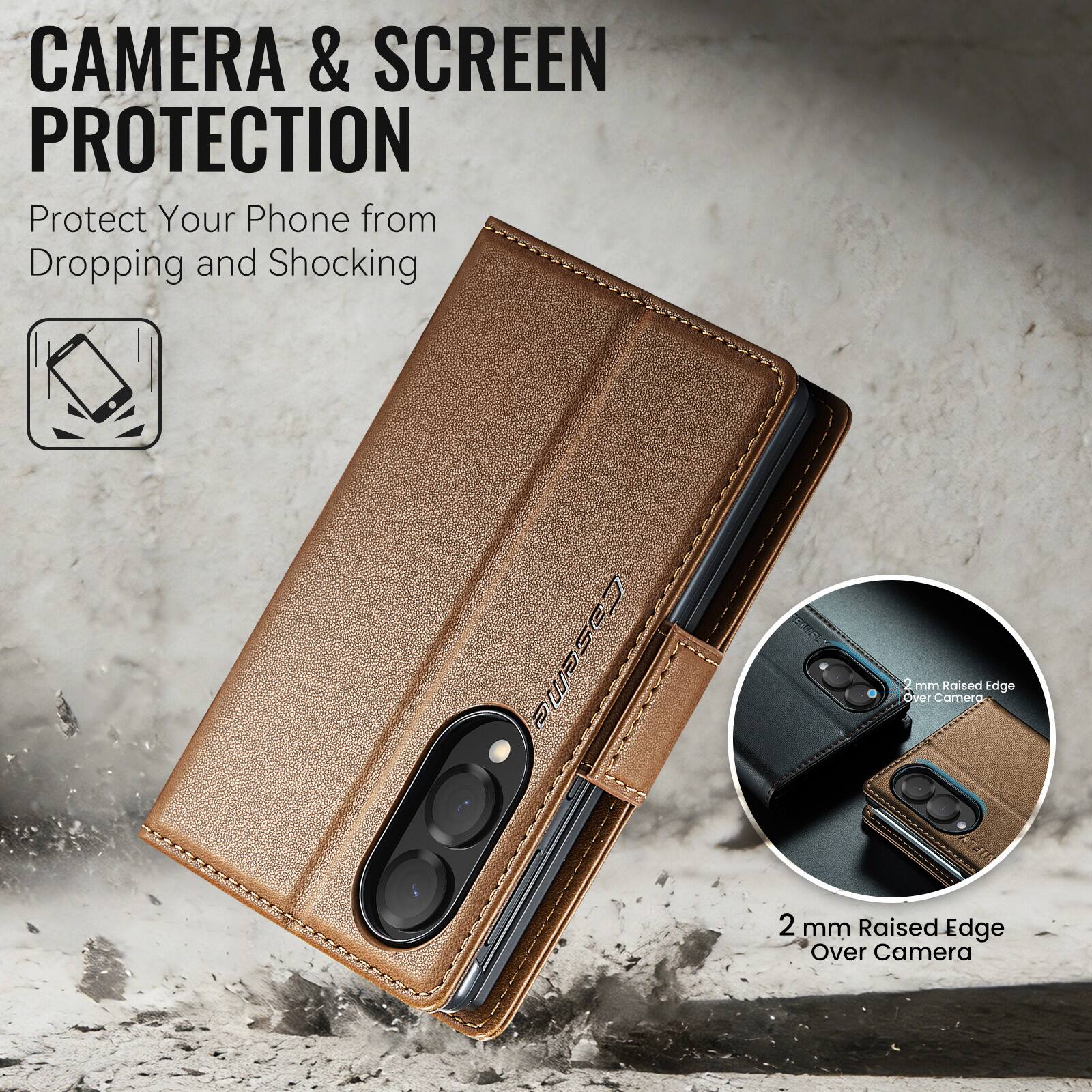 CAMERA & SCREEN PROTECTION  
Protect Your Phone from Dropping and Shocking  

2 mm Raised Edge Over Camera