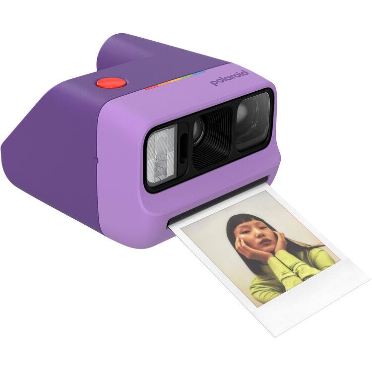Alt View 2. Polaroid - Polaroid Go Generation 3 Purple Camera + Camera Bag + Cleaning Cloth - Purple.