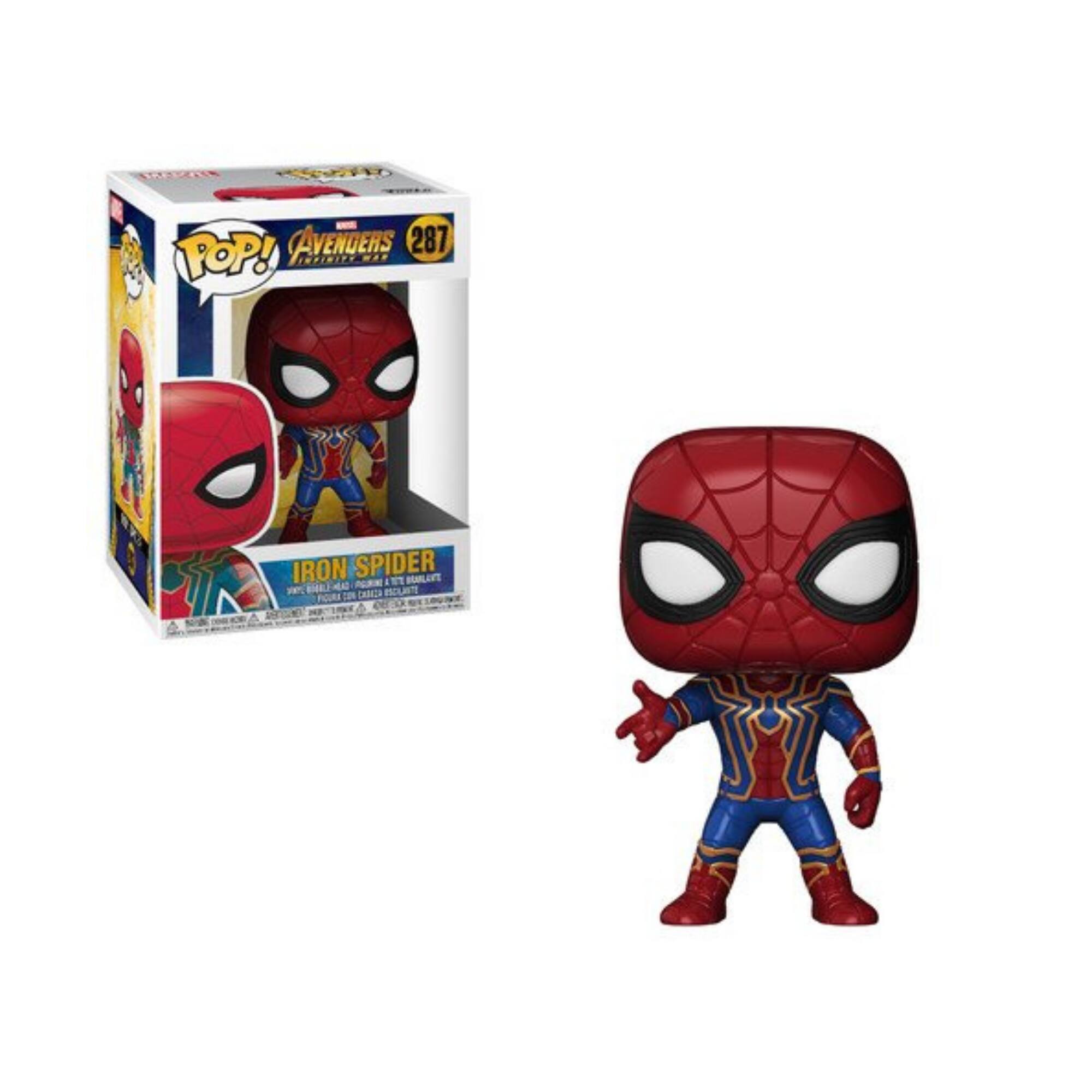 FEOR PV - AVENGERS 287 POP! FINITY ... IRON SPIDER N INT BALENT J R A C aRZA IaLSN PORL A