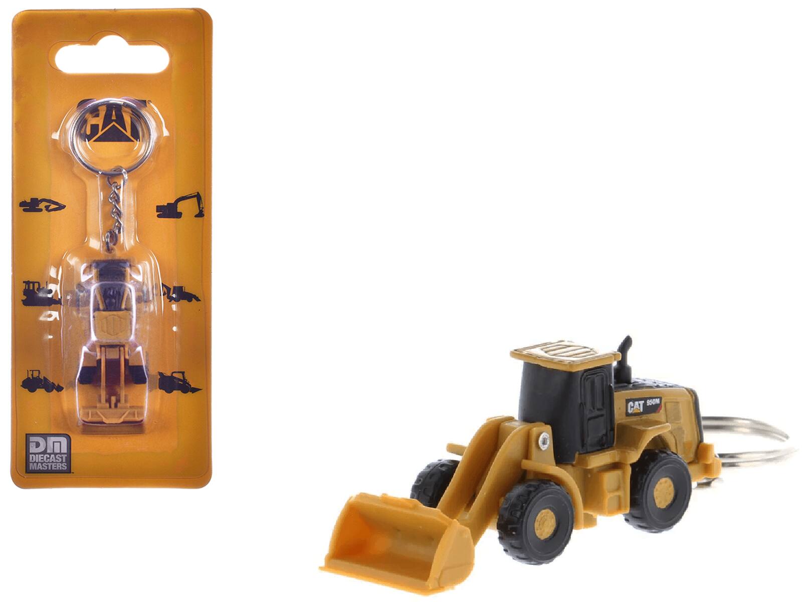 CAT Caterpillar 950M Wheel Loader Keychain Diecast Model by Diecast Masters - Yellow