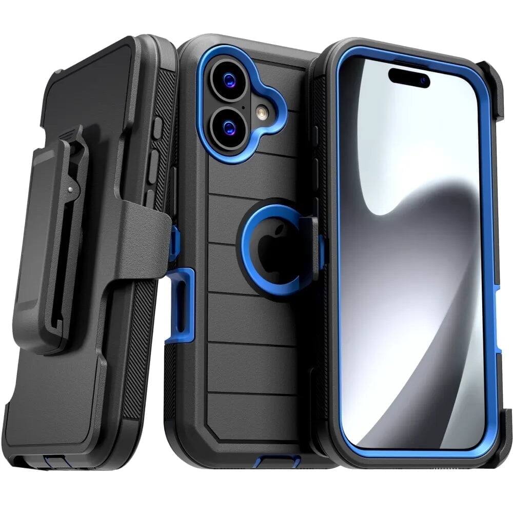 Alt View 4. RomeTech - Rome Tech Defender Holster for iPhone 17 - 3-Pack - Black.