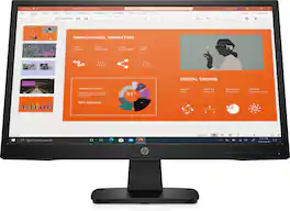 HP - Refurbished Excellent - P22va G4 21.5" FHD VA Monitor 1080p 16:9 7ms Edge-lit, VESA Mount HDMI Anti-glare, Tilt Stand - Black