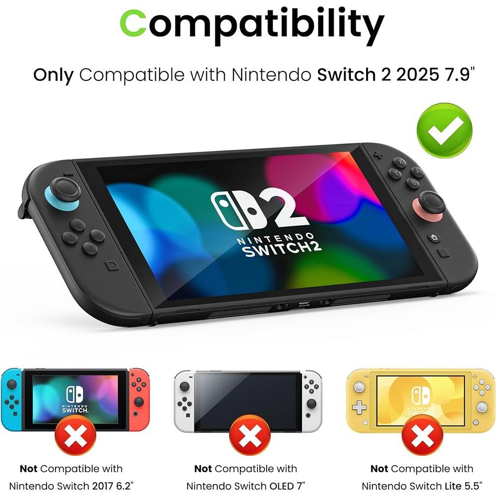 PARKER SLATER 4 Pack Screen Protector for Nintendo Switch 2