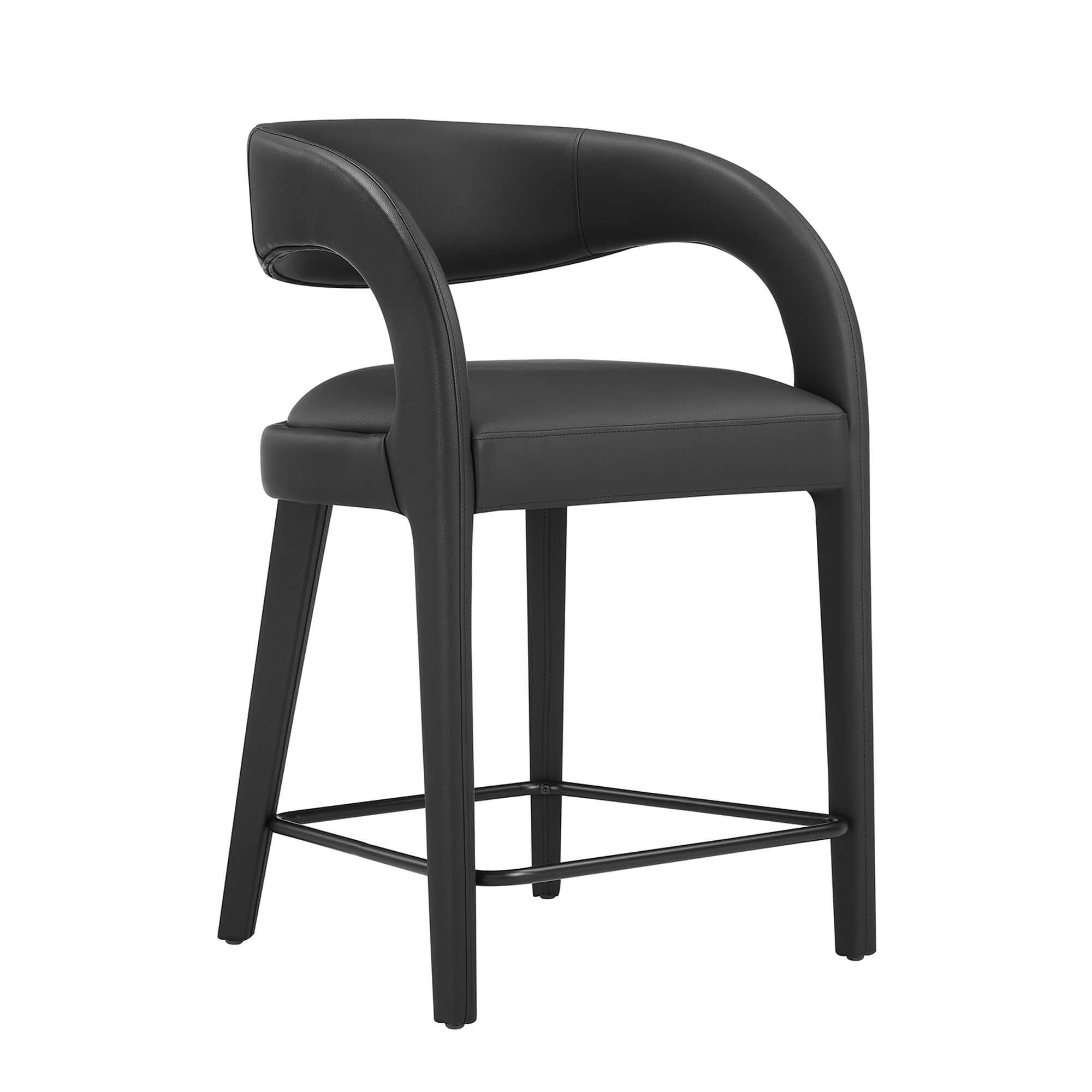 Alt View 4. Modway - Pinnacle Vegan Leather Counter Stool Set of 2 by Modway - 0.