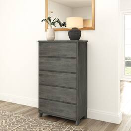 Plank+Beam - Modern Farmhouse 5 Drawer Dresser - Driftwood