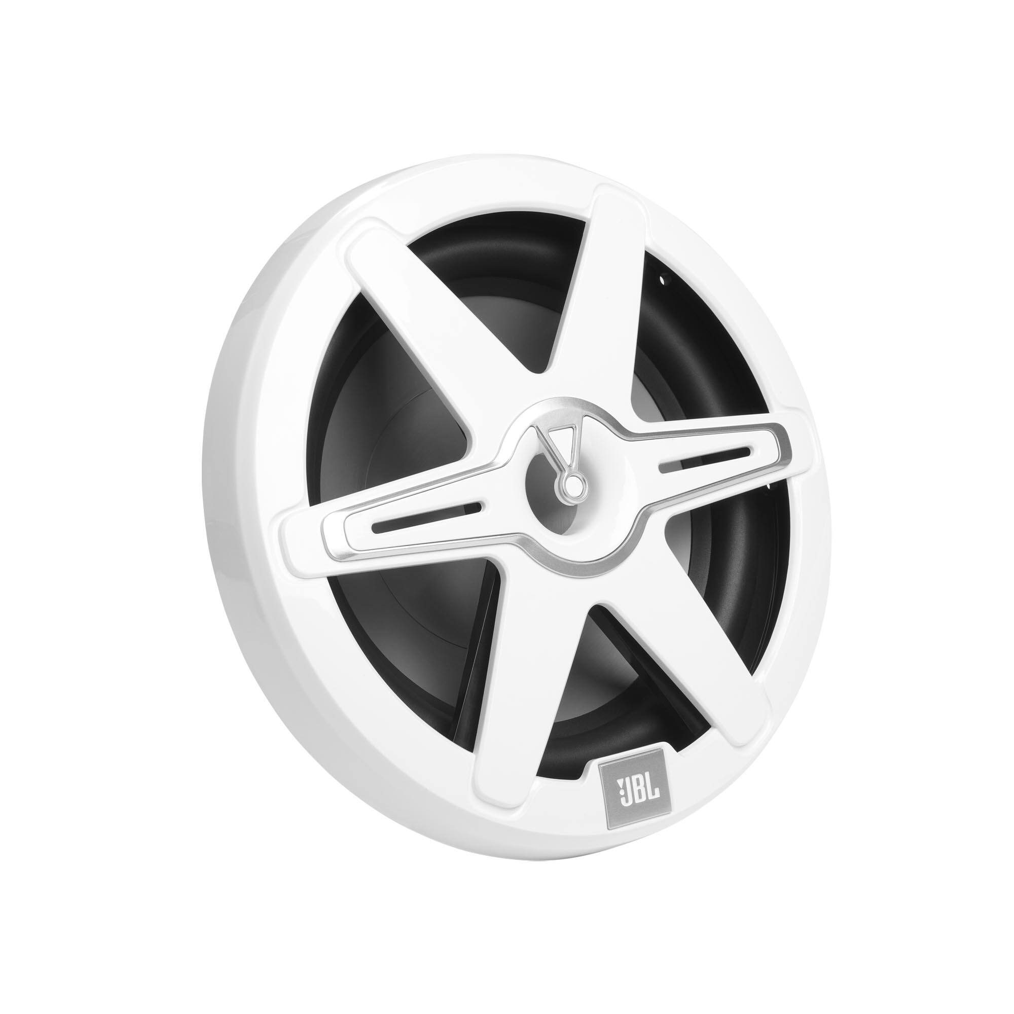 Alt View 10. JBL - JBL CLUB10 10" (250mm) marine audio subwoofer with RGB lighting   250W – white/Gray grills included - Black.