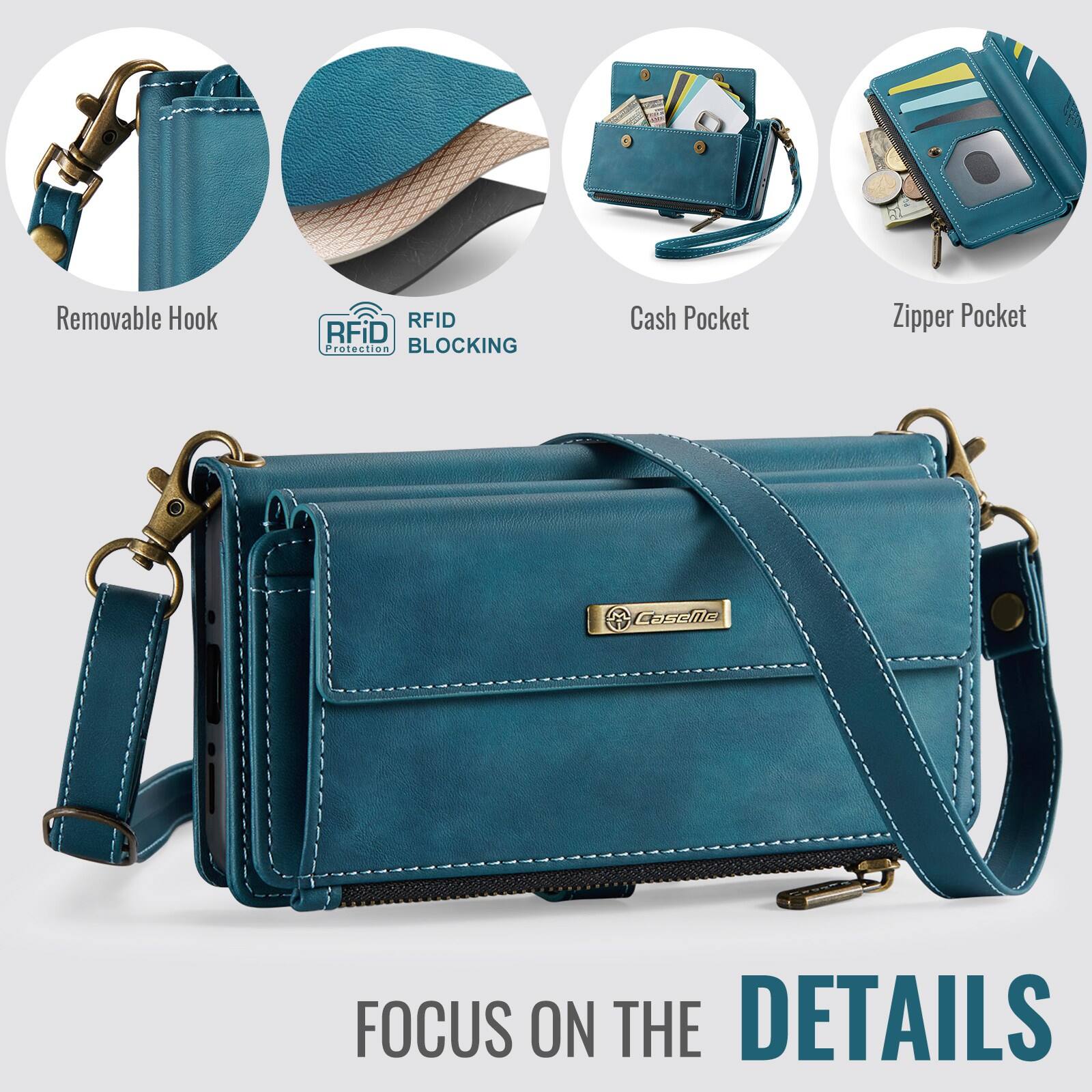 Removable Hook RFID Protection BLOCKING Cash Pocket Zipper Pocket

FOCUS ON THE DETAILS