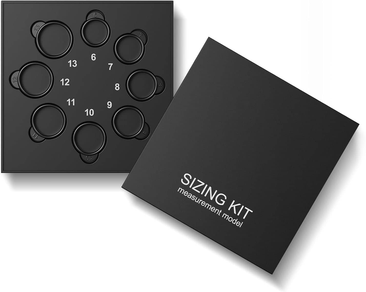 Smart Ring Sizing Kit Find Your Perfect Fit Before Buying a BOYACARE Smart Ring - Black - (2026)