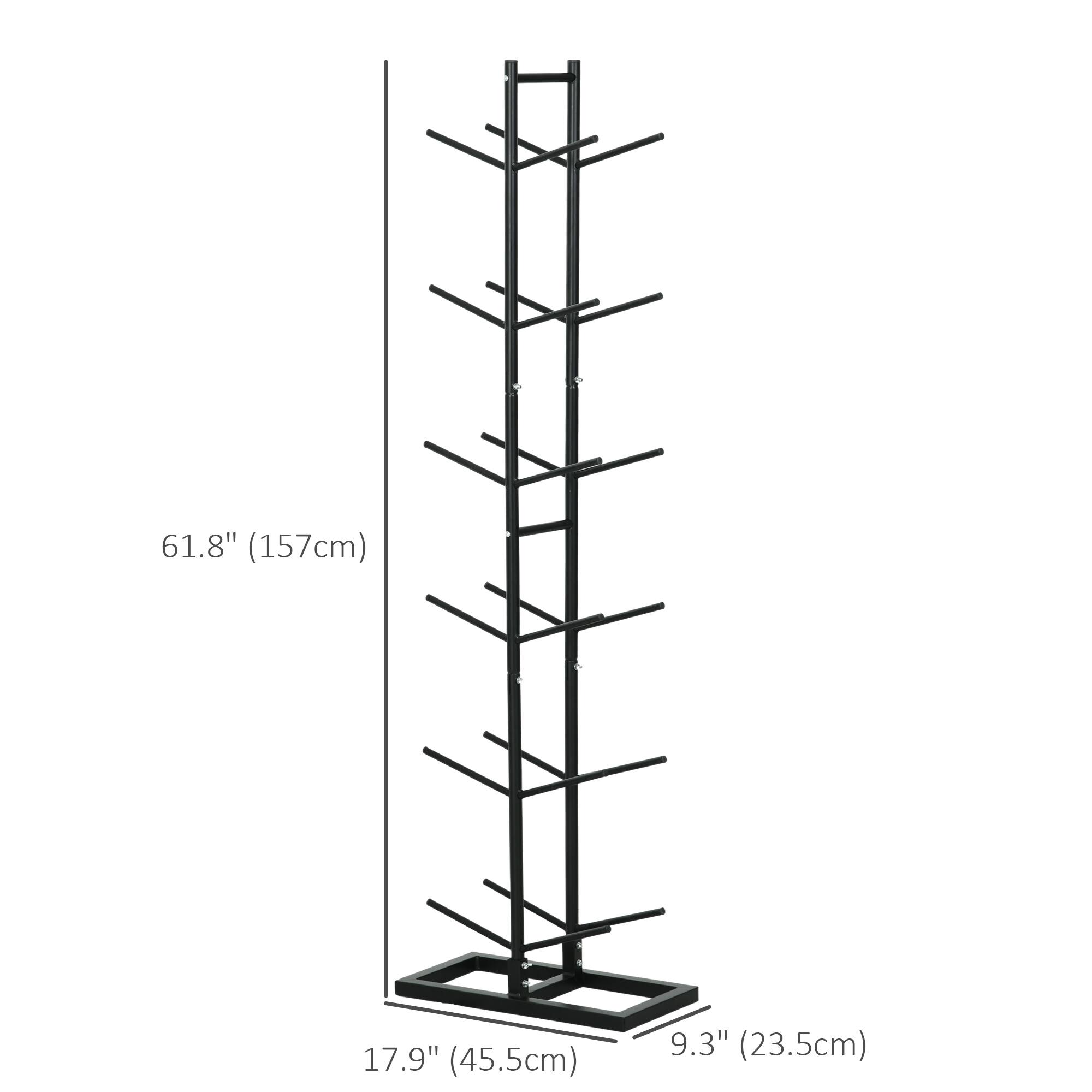 61.8" (157cm) H  
17.9" (45.5cm)  
9.3" (23.5cm)