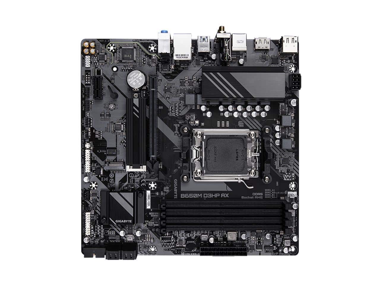 GIGABYTE B650M D3HP AX AM5, DDR5, PCIe 4.0, Wi Fi 6E, 2.5GbE B650M