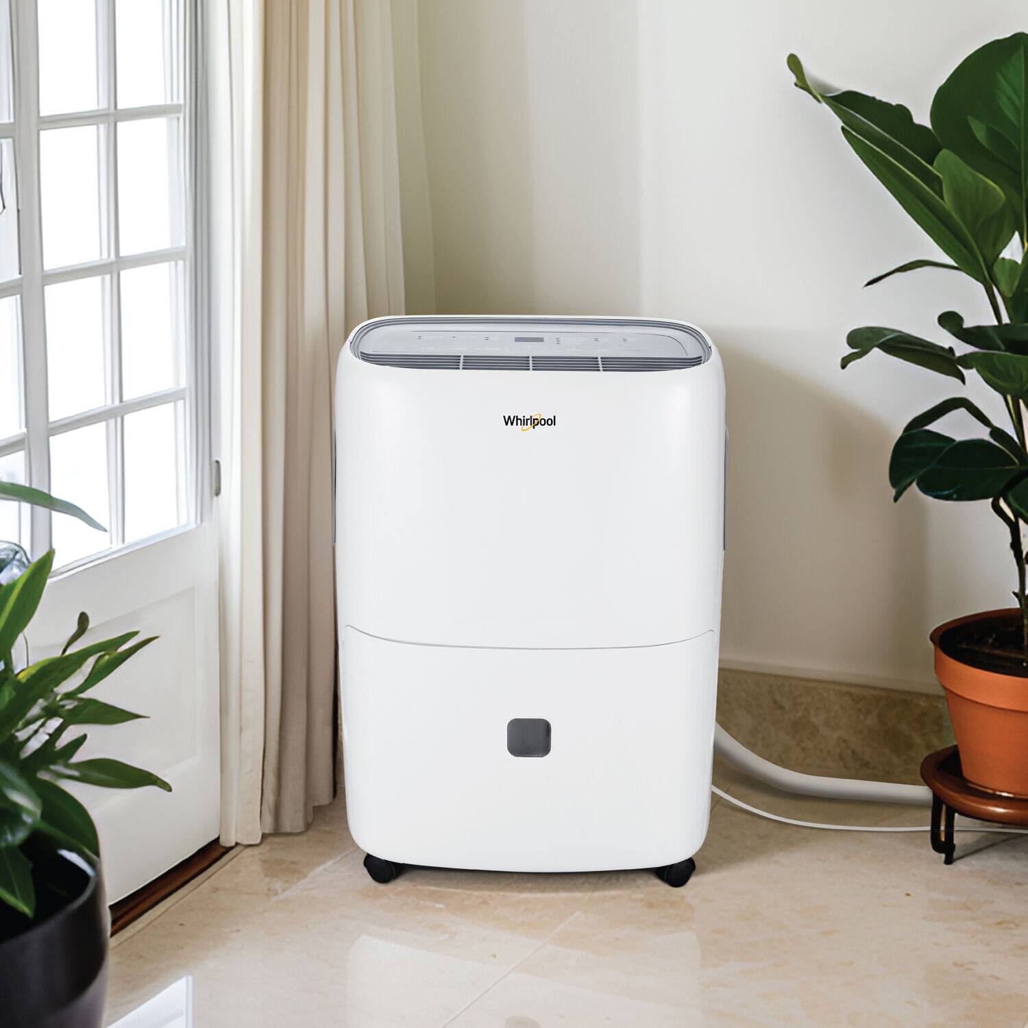 Alt View 22. Whirlpool - 50-Pint Energy Star Dehumidifier with Pump - White.
