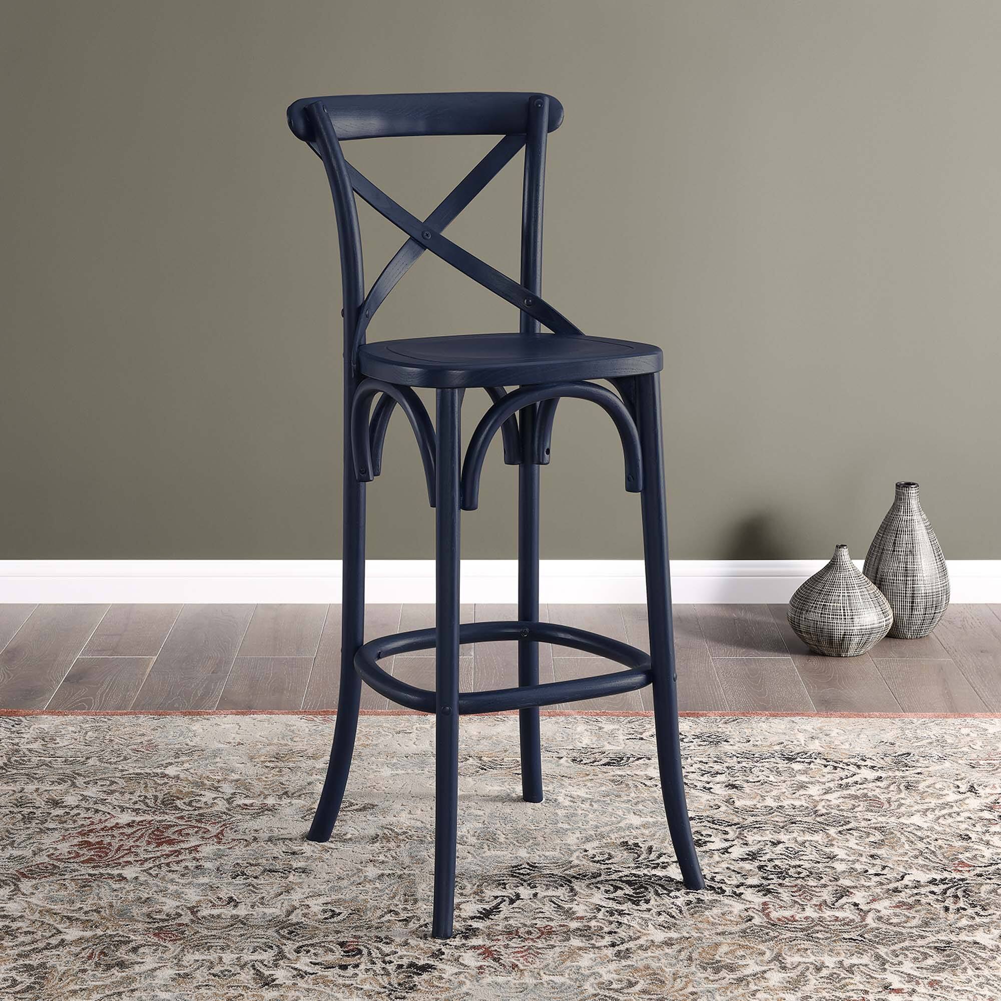 Alt View 7. Modway - Gear Bar Stool by Modway - Blue.