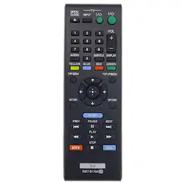 VINABTY - New RMT-B119A Replaced Remote Fits for Sony Blu-Ray Disc DVD Player BDP-BX59 BDP-S390 BDP-S590 BDP-BX110 BDP-S1100 - Black