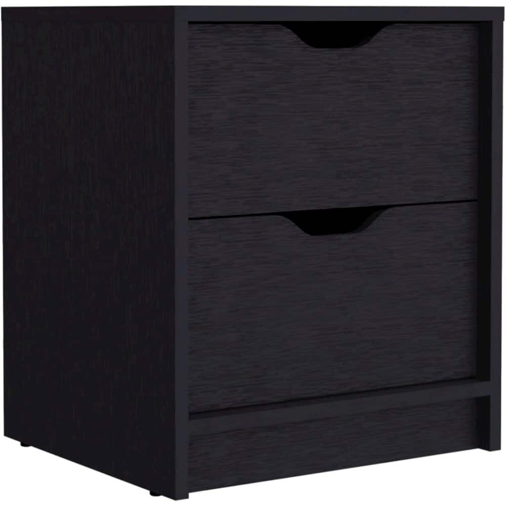 TuHome - Basilea Nightstand MDF - Black price history on PriceWatchPro