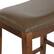 Alt View 11. OSP Home Furnishings - Metro 24" Faux Leather Saddle Stool - Molasses.