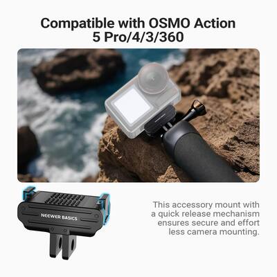 Supporto Magnetico VRIG per DJI Osmo Action 5 Pro/4/3, Base Supporto Magnetico VRIG per DJI Osmo Action 5 Pro/4/3, Base