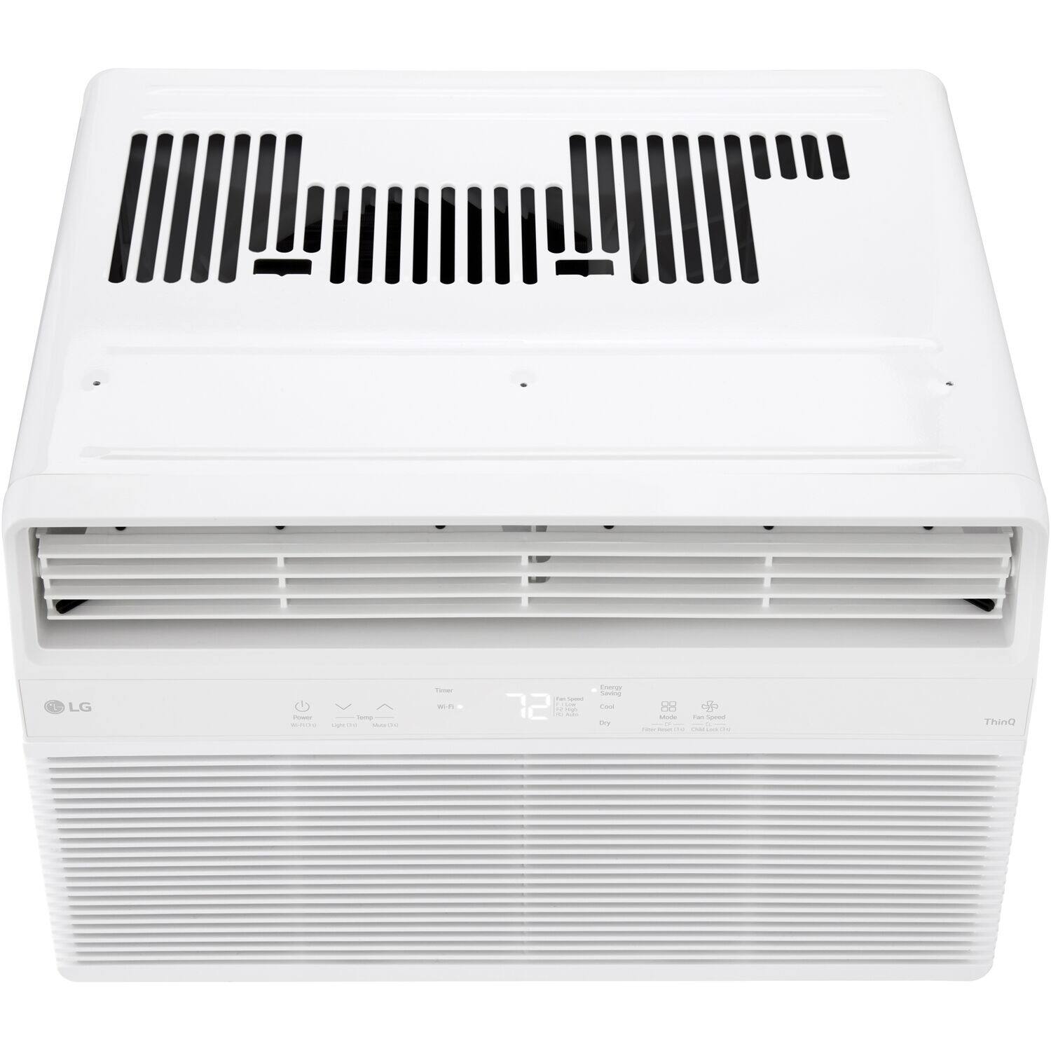 Alt View 5. LG - 350 Sq. Ft. 8,000 BTU Smart Window Air Conditioner - White.