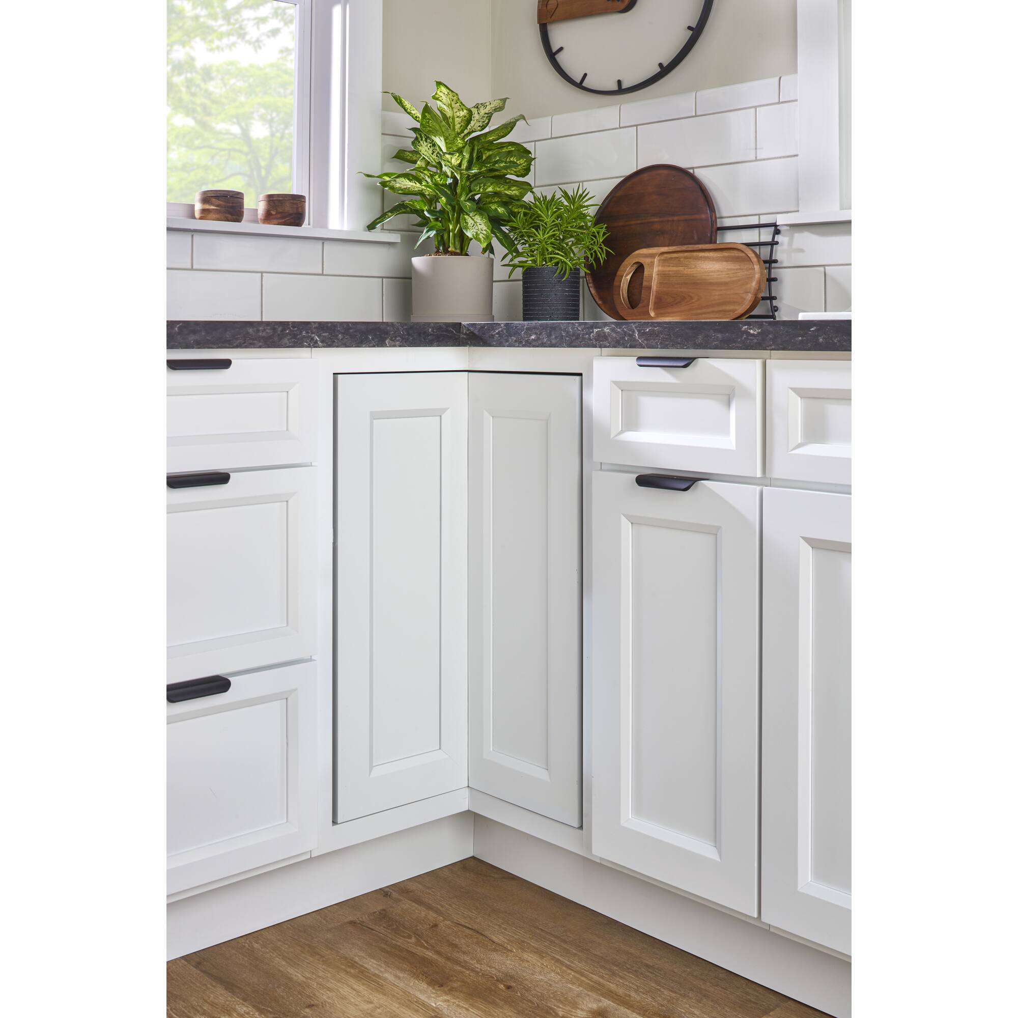 Alt View 5. Rev-A-Shelf - Rev-A-Shelf 28" Lazy Susan Pie-Cut Banded Wood, 2-Shelf, LD-4BW-942-28-1 - Light Brown.