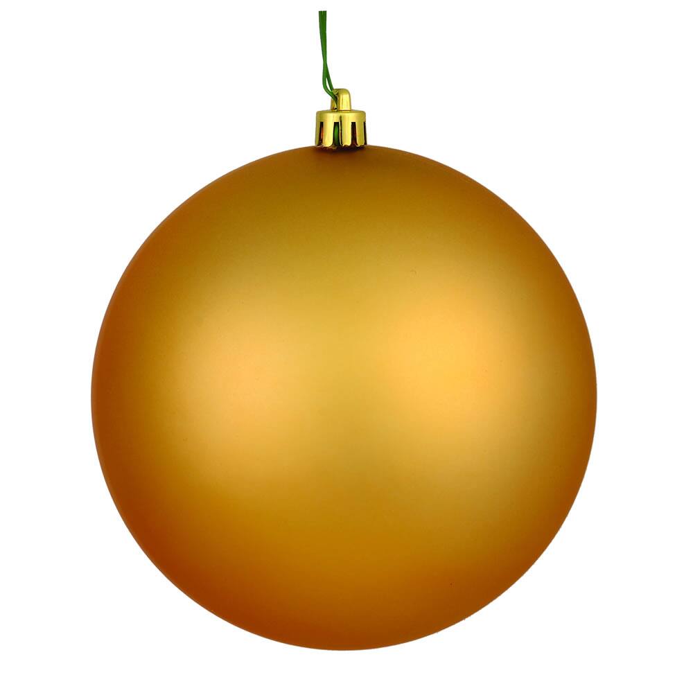 Front. Vickerman - Vickerman 8" Copper Gold Matte Ball UV Drilled - Copper Gold.