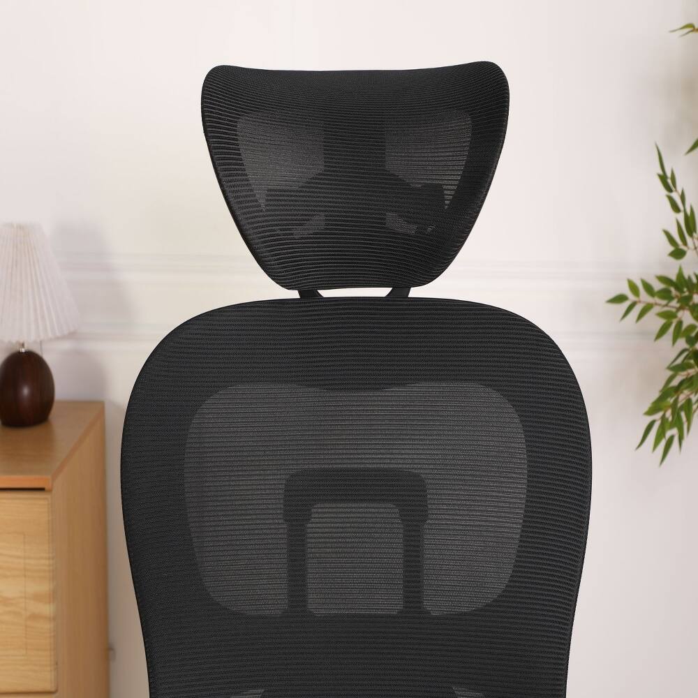 Alt View 1. Loheer - Loheer Big and Tall Office Chair 500lbs Heavy Duty Ergonomic Mesh Desk Chair with Adaptive Lumbar Support - Grey.
